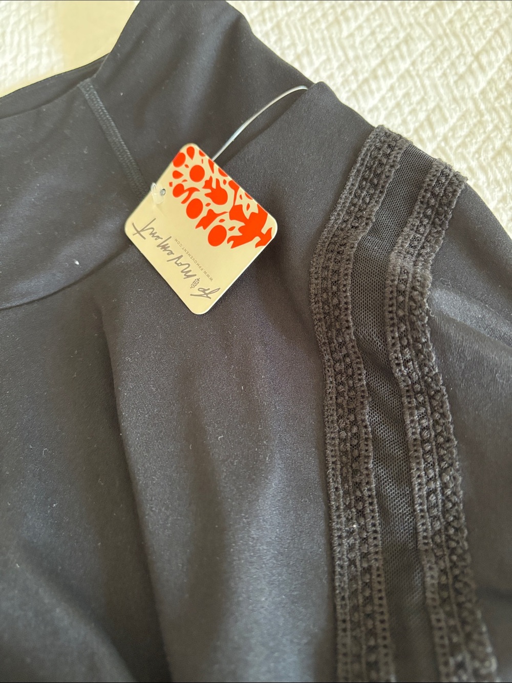 Free People black skort - Picture 5 of 6